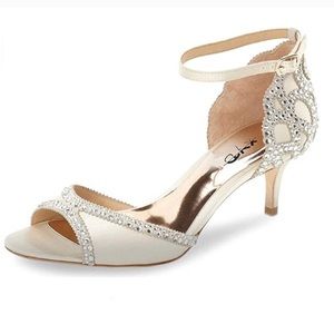 XYD Ballroom Dance Shoes Wedding Sandals Pumps